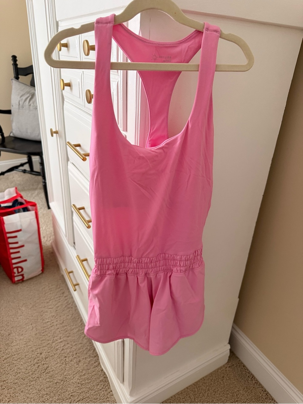 Aerie Offline Pink Workout Romper